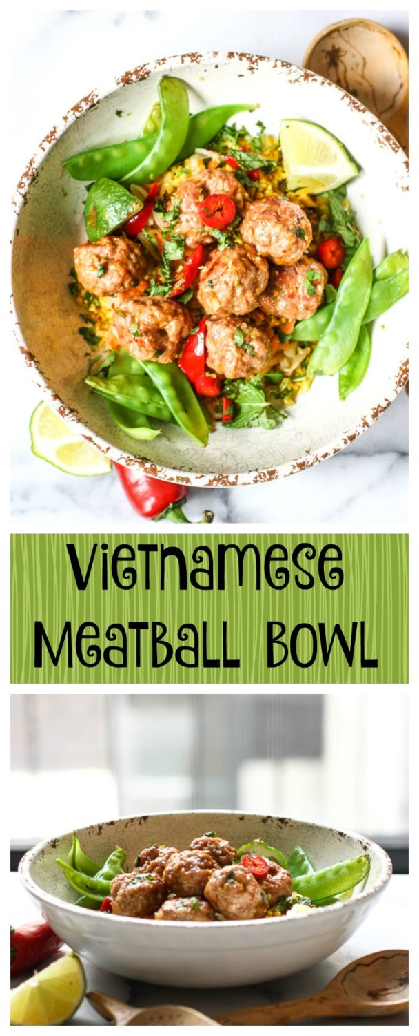 Vietnamese Meatball Bowls Recipe