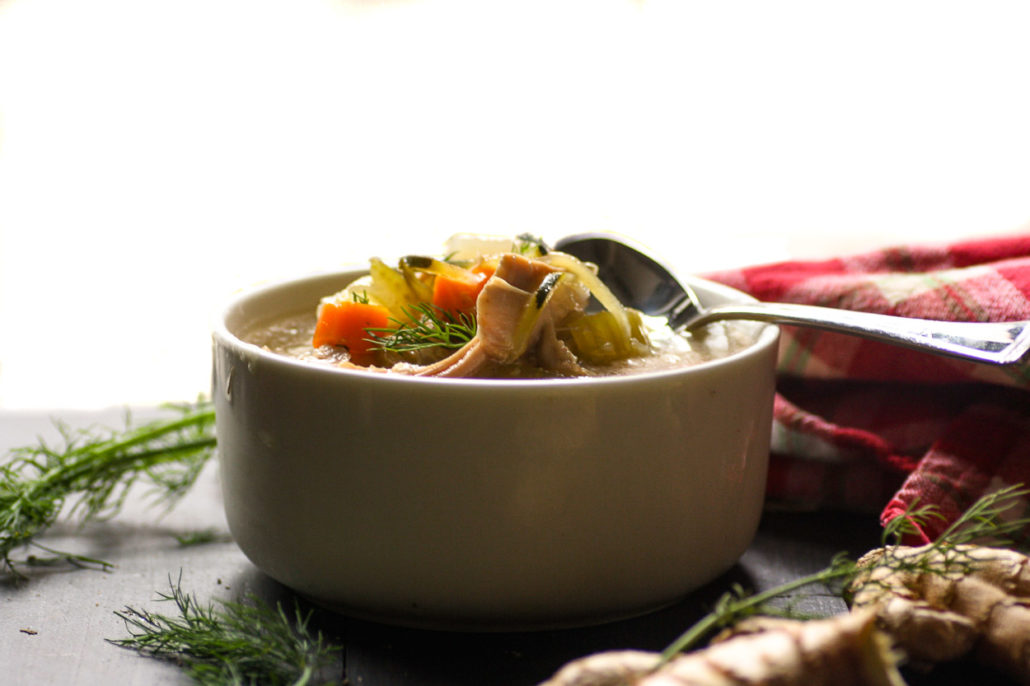 healing slow cooker chicken soup