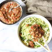 noodles with raw tomato basil sauce