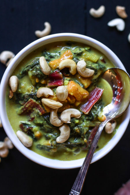 Delicious Sweet Potato Apple & Swiss Chard Stew Recipe