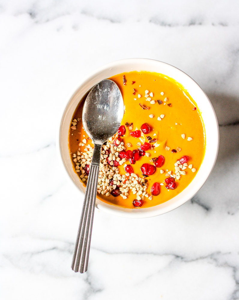 paleo blender carrot soup
