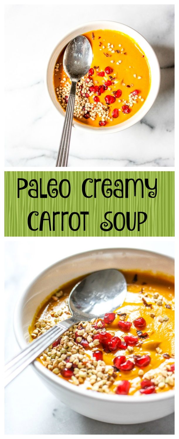 Paleo Creamy Carrot Soup Paleo Creamy Carrot Soup