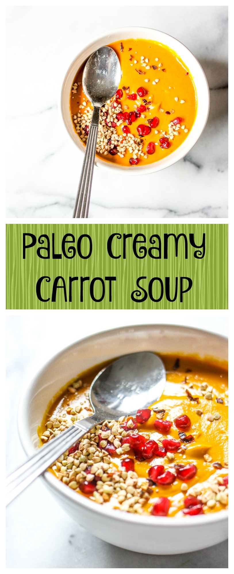 paleo creamy carrot soup