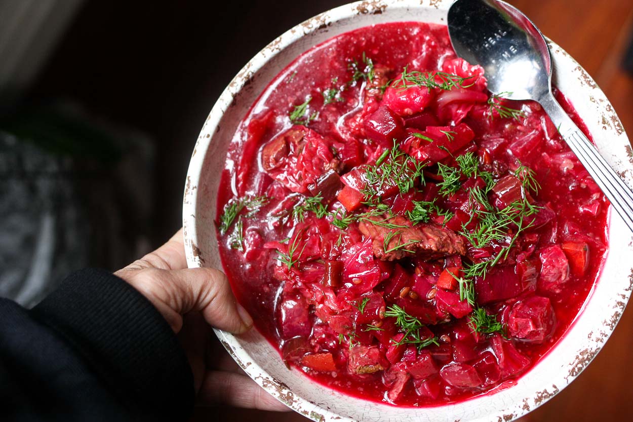 borscht with beef