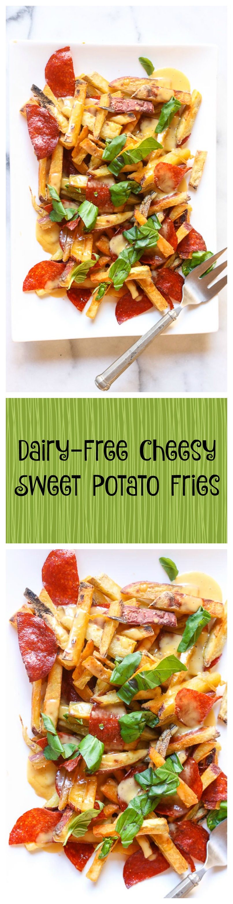 dairy free cheesy sweet potato fries