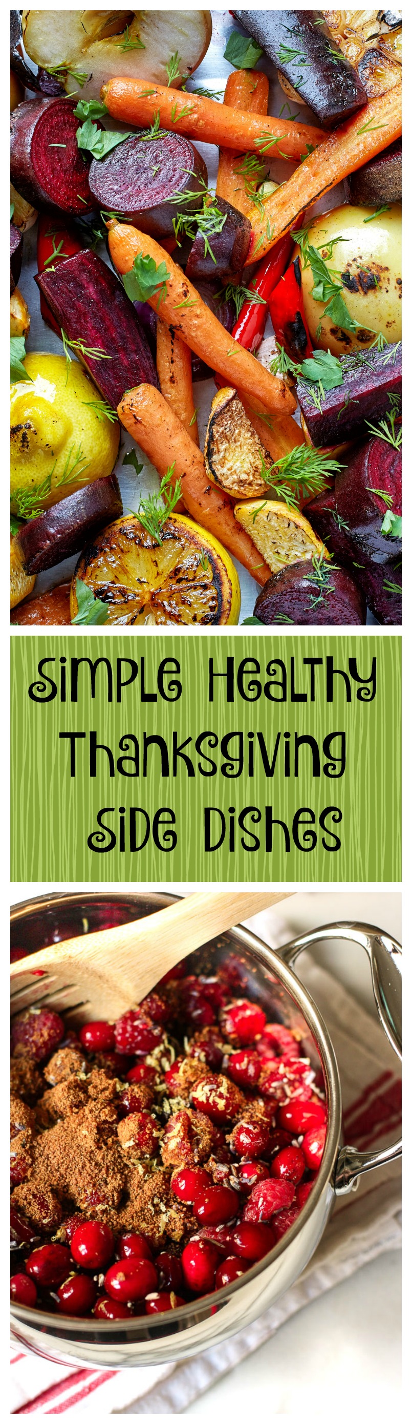simple healthy Thanksgiving side dishes