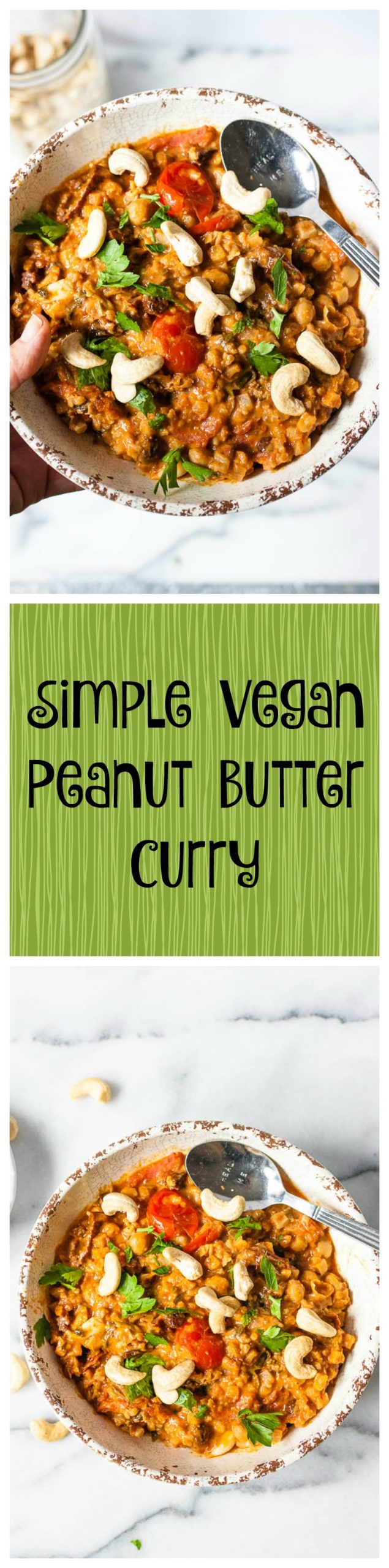 simple vegan peanut butter curry