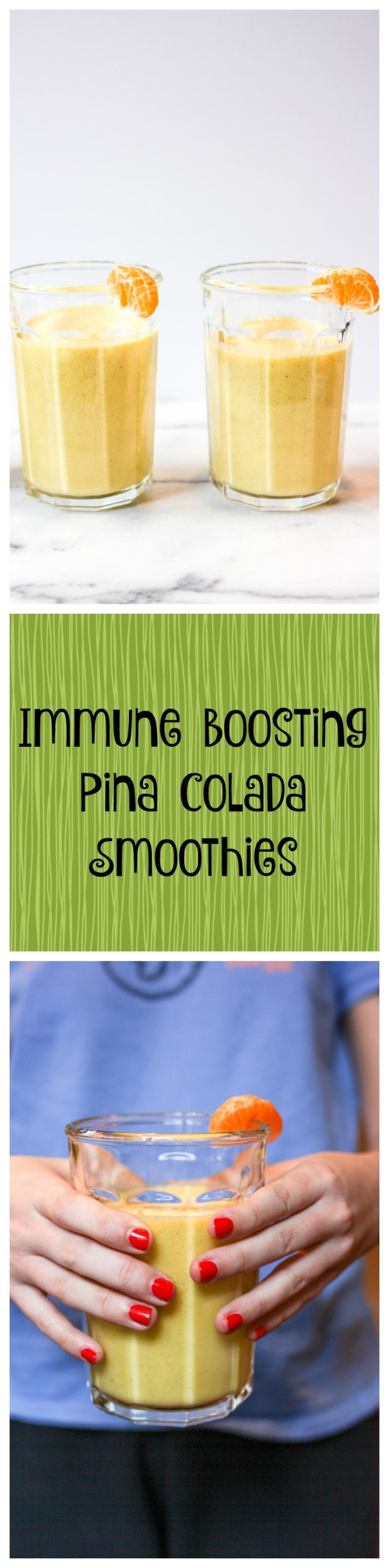 immune boosting pina colada smoothies