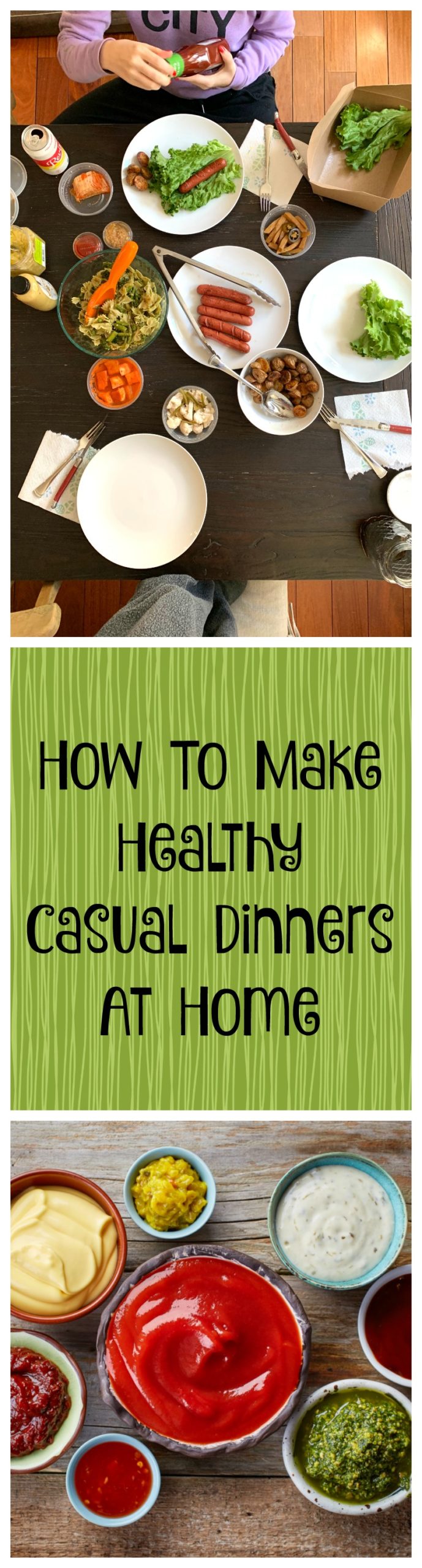 how to make healthy casual dinners at home