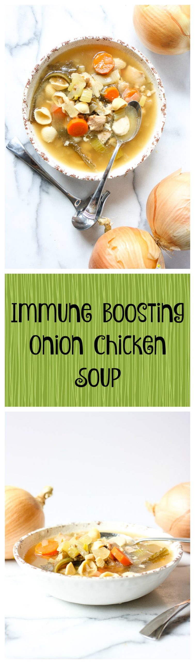 immune boosting onion chicken soup